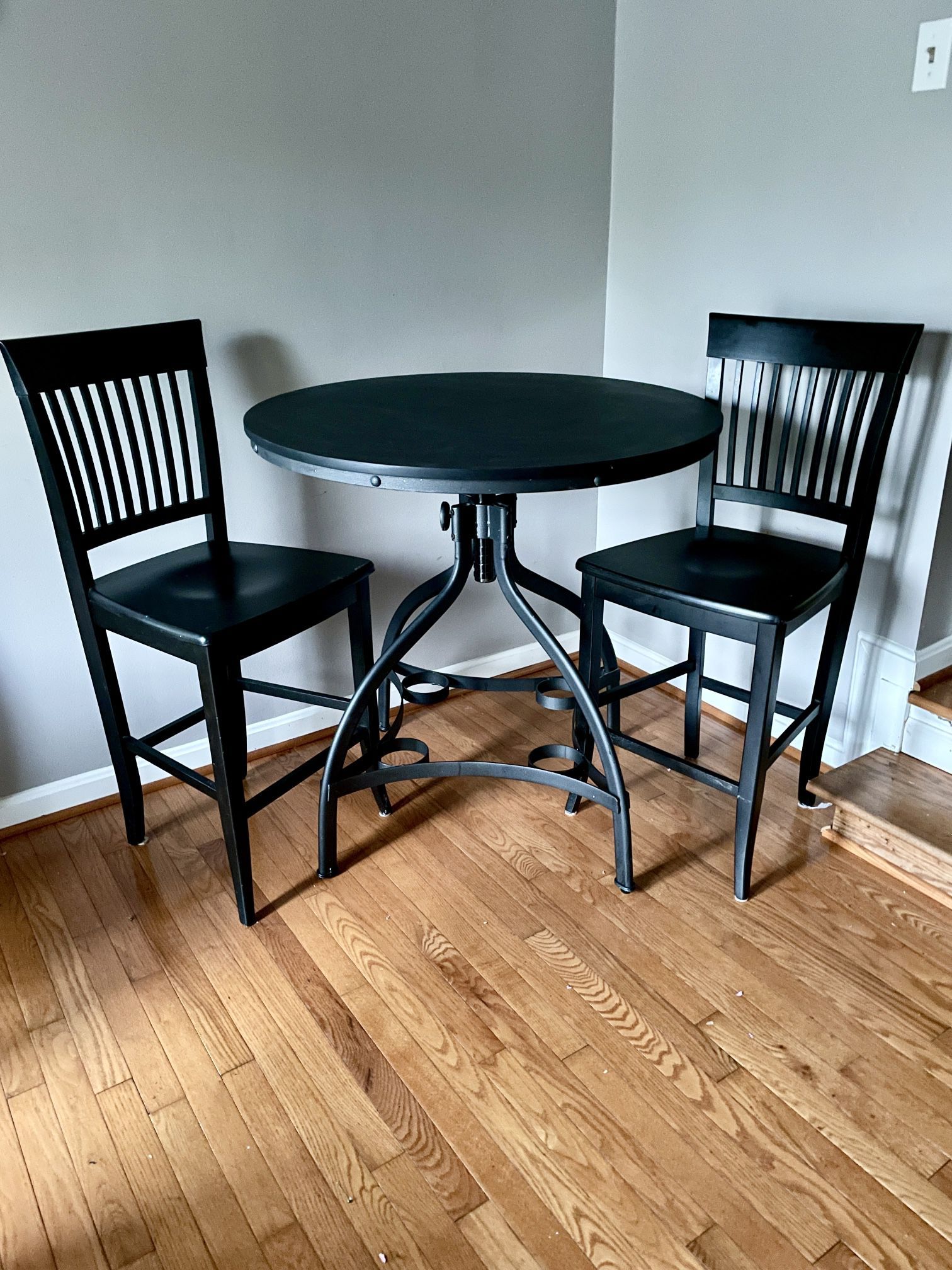 Wooden Top Table and Chairs