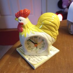 1960s Rooster Alarm Clock Works Excellent!!OBO!!!