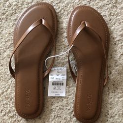Brand New J Crew Flip Flops 