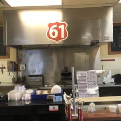 Used restaurant equipment, fresh air hood system with suppression