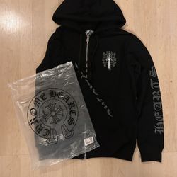 Men’s Chrome Heart Hoodie Size M