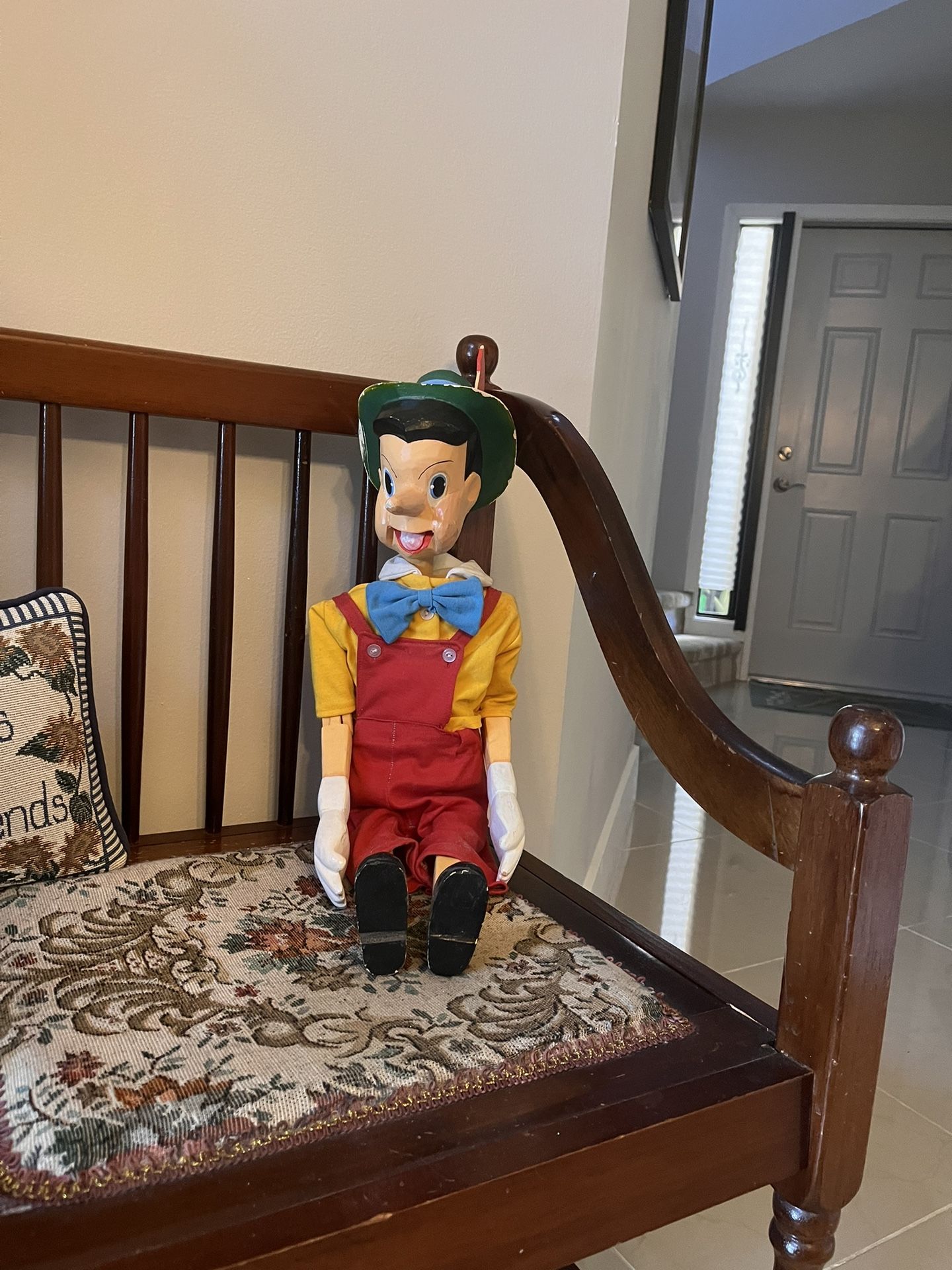 Vintage Wooden Pinocchio