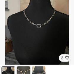 Heart Pendant Necklace 
