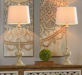 Stylecraft 34.25" Chantilly 2-pc. Lamp Set