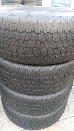 Four matching Goodyear tires for sale 275/55/20