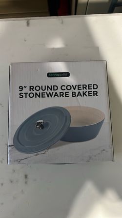 Servappétit 9" Round Covered Stoneware Baker