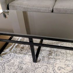 Black Glass Contemporary Accent Tables