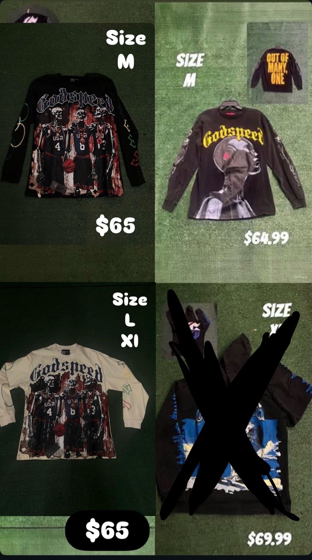 God speed long sleeve shirts