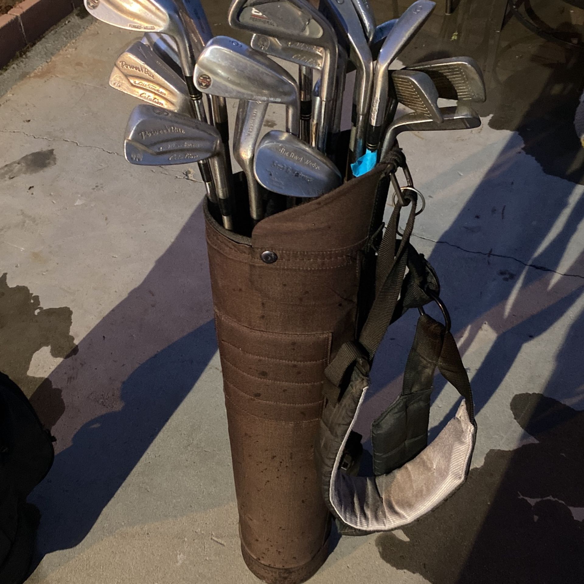 Irons with bag