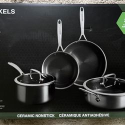 Henckels 6pc Paradigm Hybrid Ceramic Nonstick Cookware Set