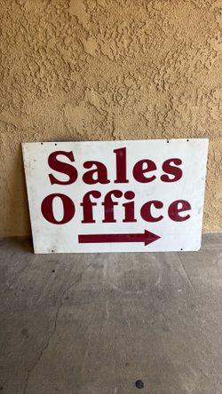 Metal sign
