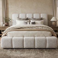 QUEEN BED FRAME ( FREE DELIVERY )