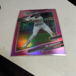 2021 Panini Optic Pink Border Tim Anderson