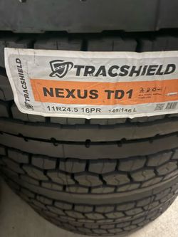 Commercial tires for tractor trailers, dump trucks, etc