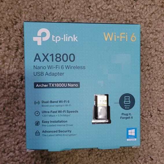 tp-link AX-1800 Wi-Fi 6 Nano USB Adapter