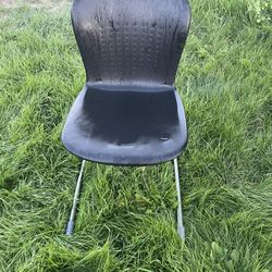 6 Black Chairs. Must take all, will not separate. $125 for all