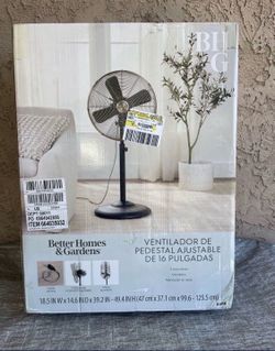 Better Homes & Gardens New 3 Speed 16 inch Vintage Metal