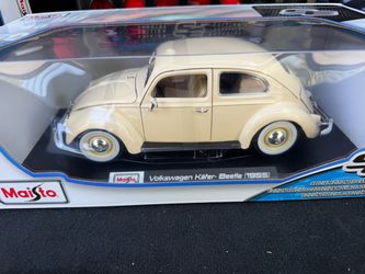 Toy Volkswagen 1955 beetle toy car 1:18