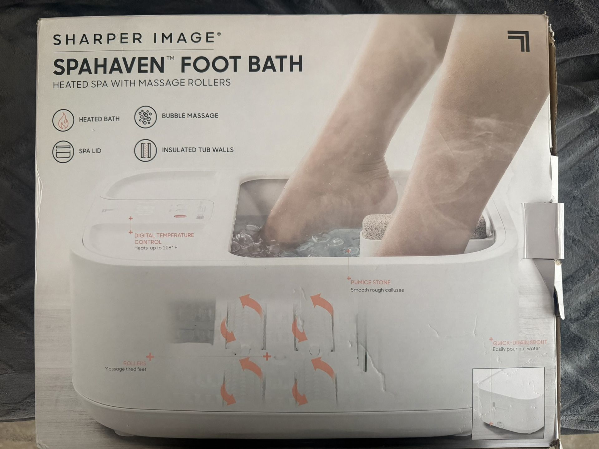 Sharper Image - SpaHaven Foot Bath
