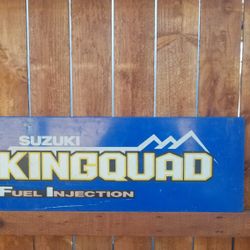 Suzuki King Quad Shop Sign