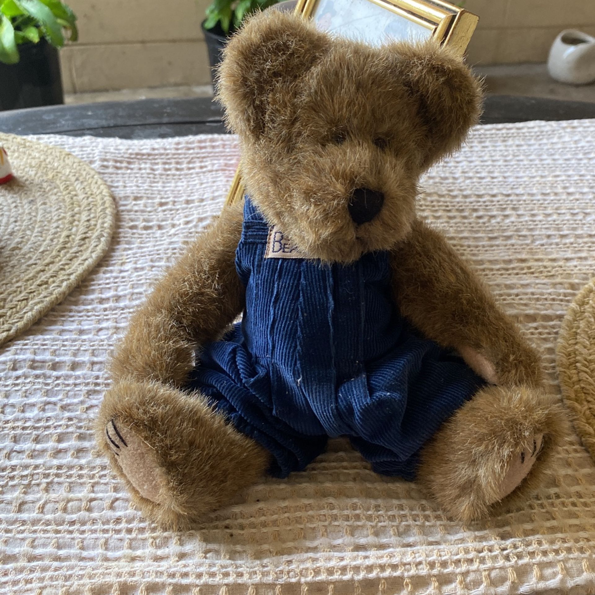Boyds Bears Plush George Berriman Fabric Teddy Bear