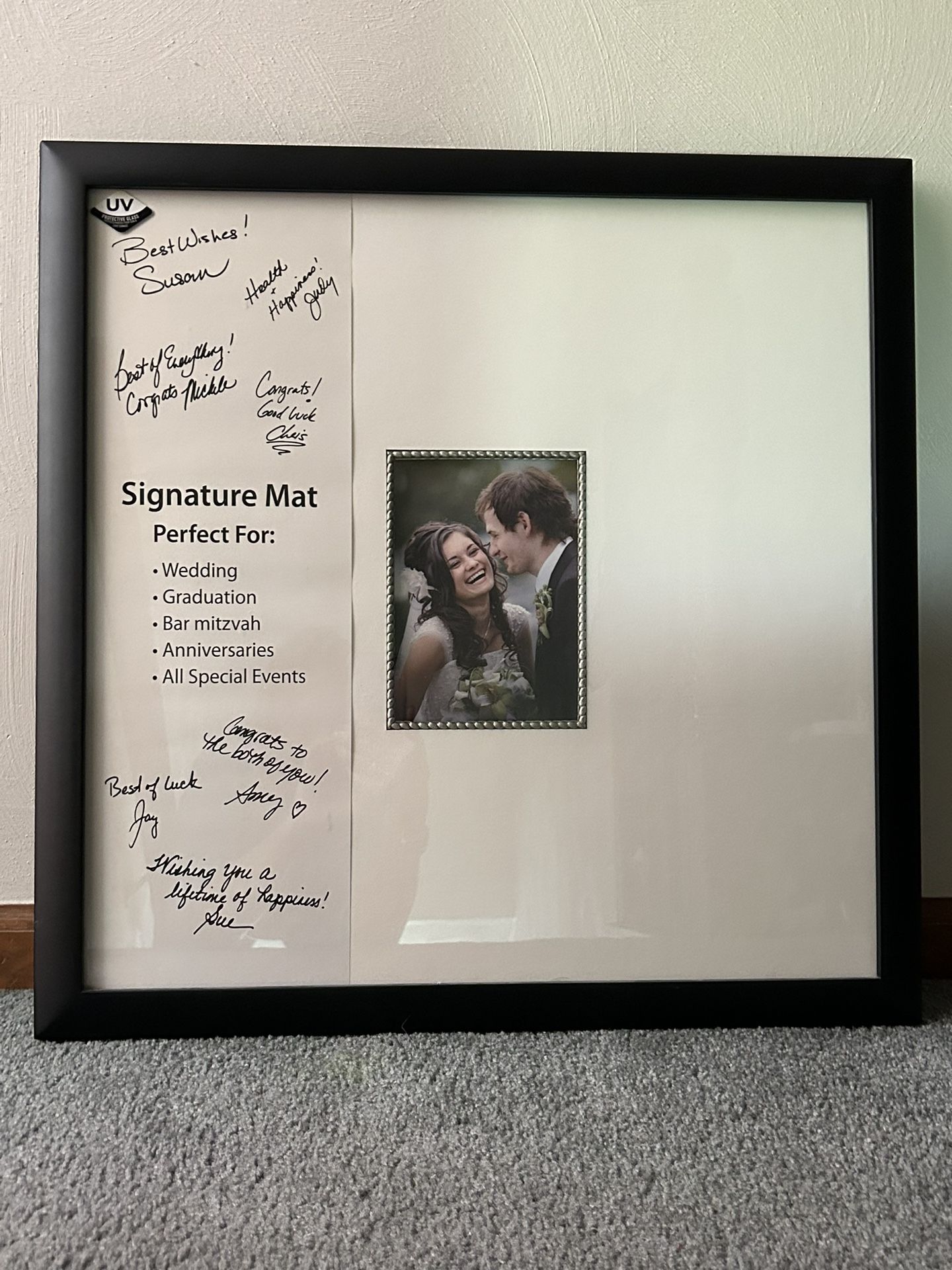 Framed Wedding Signature Mat