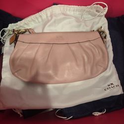 Pink Coach Purse n mini wallet Original