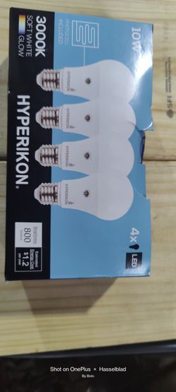HYPERIKON Dust To Dawn 10W LED Light Bulb 4pk