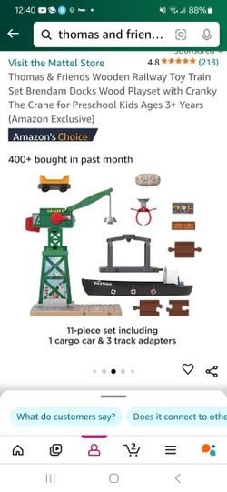 Thomas And Friends Cranky Wooden Set