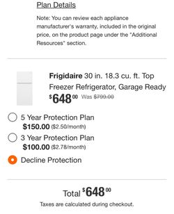 Brand New Refrigerator