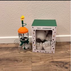 Starbucks x Peanuts Snoopy Bearista and Plush
