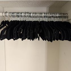 100+ hangers Black & Gold Black & silver velvet hanger 