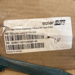 SolarEdge Home Gateway + Slave Kit