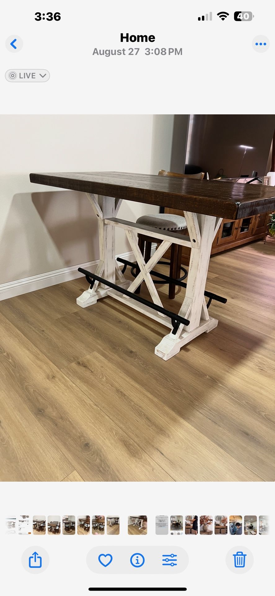 Basically New Kitchen Table & Chairs