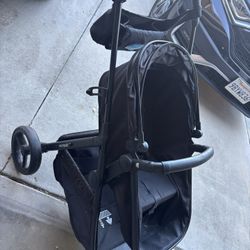 Mom push Stroller 