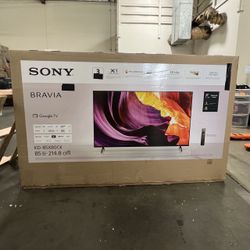 Sony 85” Bravia X80K 4K HDR Smart Tv