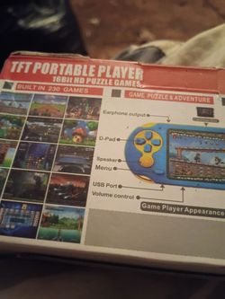 Tft portable player