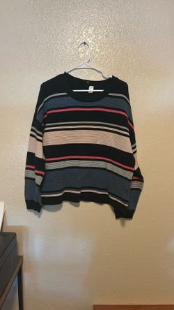 Long Sleeve Striped Sweater