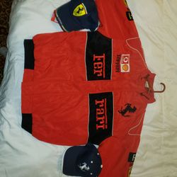 Ferrari Jacket and hats
