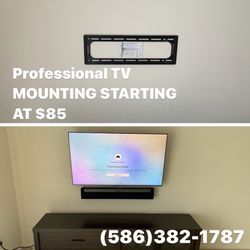 Tv mounting