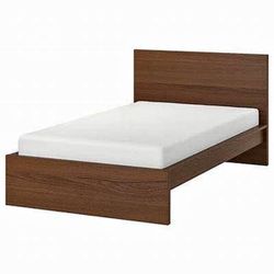Queen bed frame and slatted base