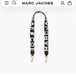 Thin Logo Webbing Marc Jacob’s Strap