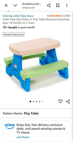 Little tikes table