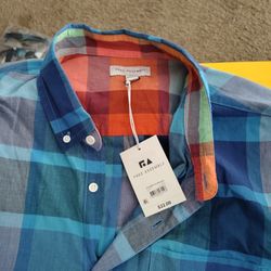 FREE ASSEMBLY MEN PLAID SHIRT
