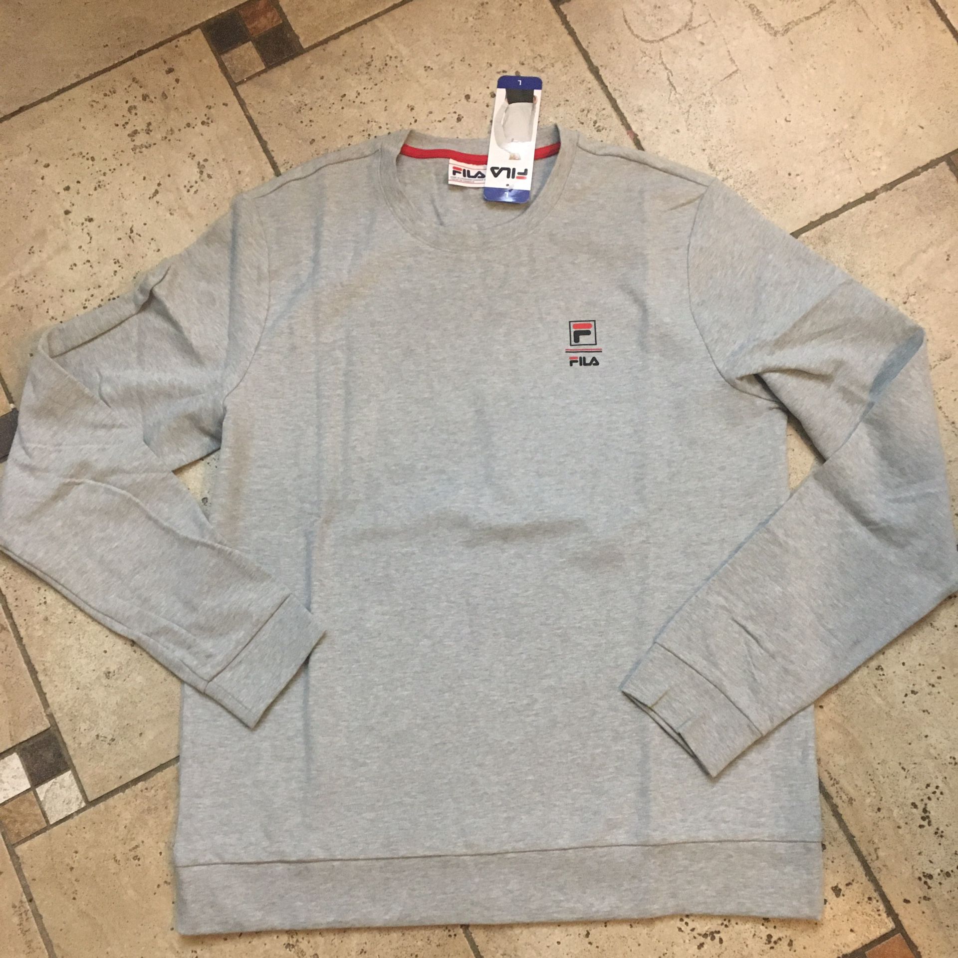 NWT Fila Sweatshirt Grey Size L