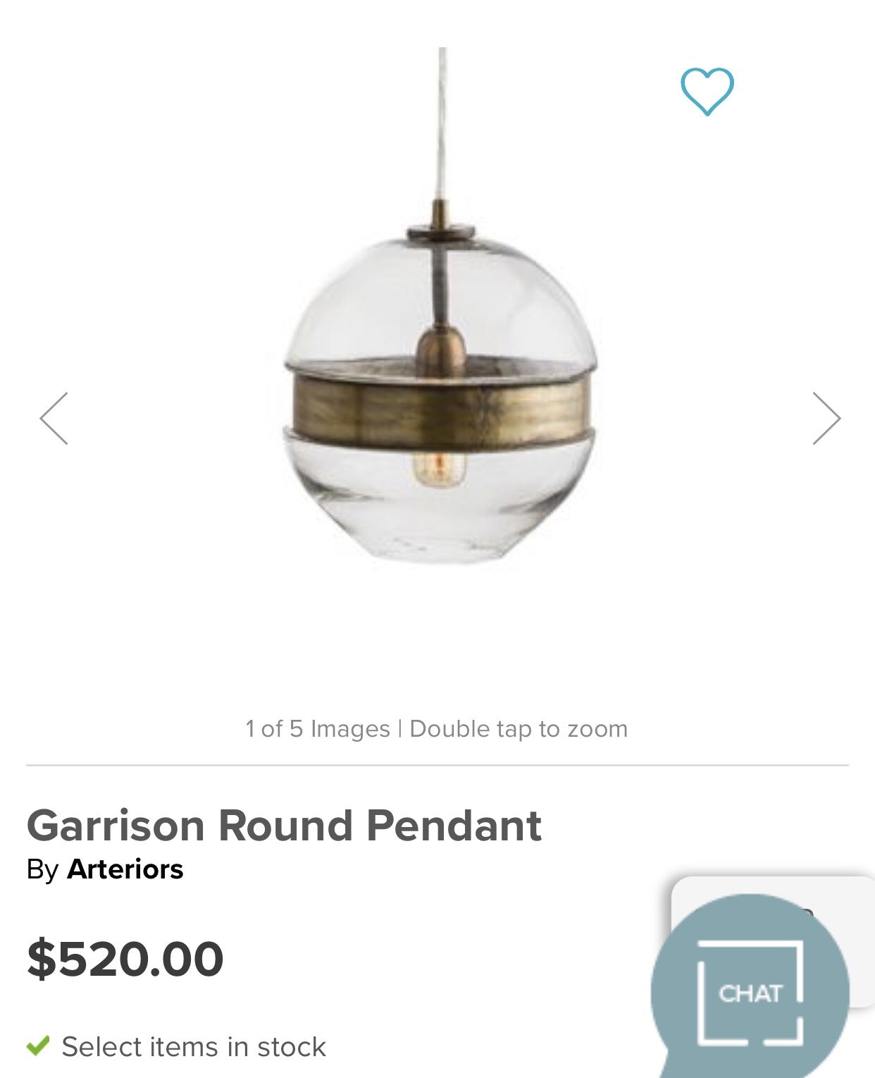 Arteriors Garrison Pendants