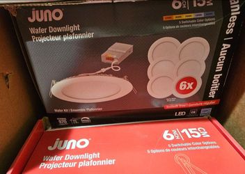 Juno 6" Recessed Can Cieling Light 2700K-5000K (6-Pack)