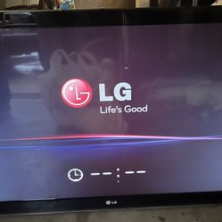 47” LG TV With swivel Wall Mount Attached With Remote
