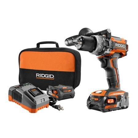 NEW RIDIGD R86116K 18V 1/2" BRUSHLESS COMPACT HAMMER DRILL KIT