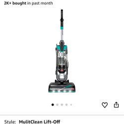 Bissell 2998 MultiClean Allergen Lift-Off Pet Vacuum with HEPA Filter Sealed System, Lift-Off Portable Pod, LED Headlights, Specialized Pet Tools, Eas